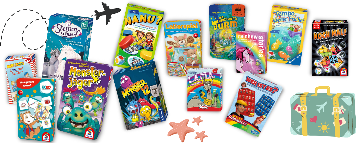 100-geniale-Reisespiele-fuer-Kinder 100 Reisespiele für Kinder verschiedene Würfelspiele, Kartenspiele, Memospiele, Reaktionsspiele und weitere Spiele für unterwegs