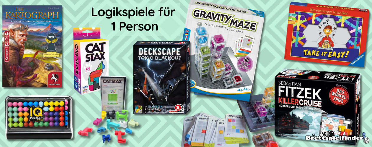 Logikspiele für 1 Person Erwachsene - Solodenkspiele für Erwachsene
