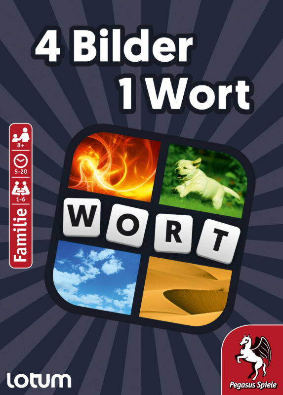 Spielansicht von 4 Bilder 1 Wort - Das Kartenspiel
