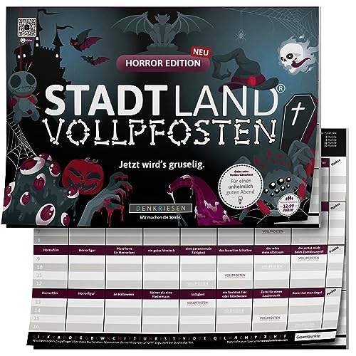 Spielansicht von Stadt Land VOLLPFOSTEN - Jetzt wird's gruselig