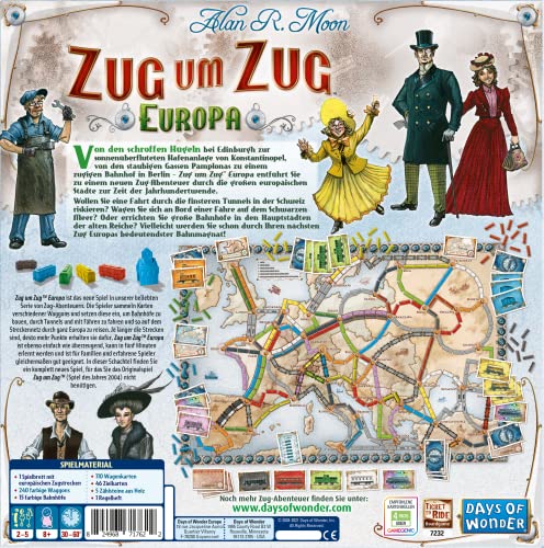 Spielansicht von Zug um Zug – Europa_1
