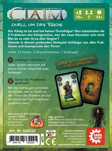 Spielansicht von Claim, Das Duell um den Thron_1