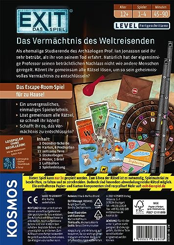 Spielansicht von EXIT - Das Vermächtnis des Weltreisenden_1