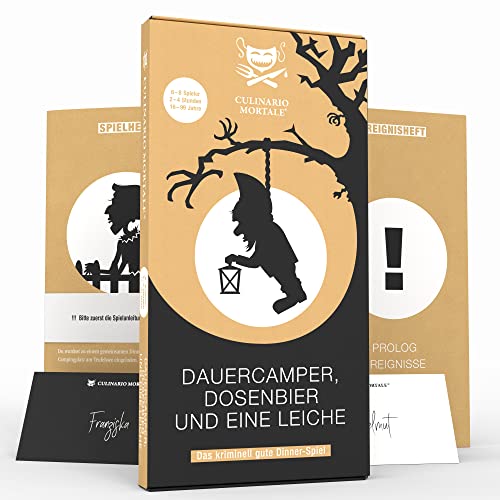 Spielansicht von Dauercamper, Dosenbier und eine Leiche