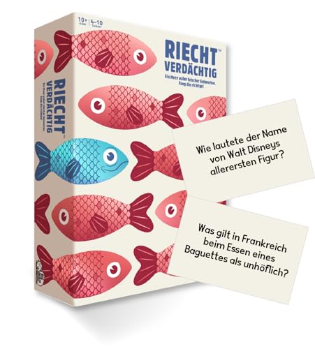 Spielansicht von Big Potato Riecht Verdächtig: Das irreführende Quizspiel zum Flunkern | Brettspiel für Kinder ab 10 und Erwachsene