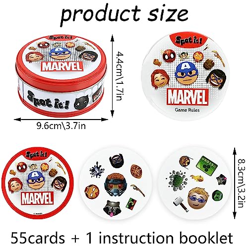Spielansicht von Spot it: Marvel_1