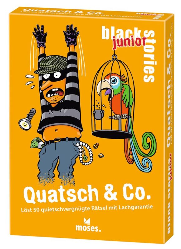 Spielansicht von Black Stories Junior: Quatsch & Co.