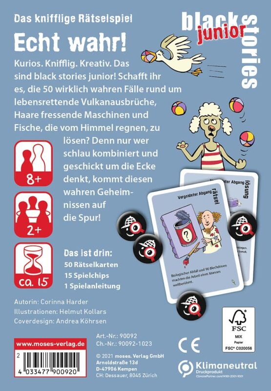 Spielansicht von Black Stories Junior: Echt wahr!_1