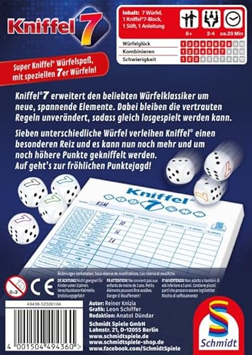 Spielansicht von Kniffel 7_1