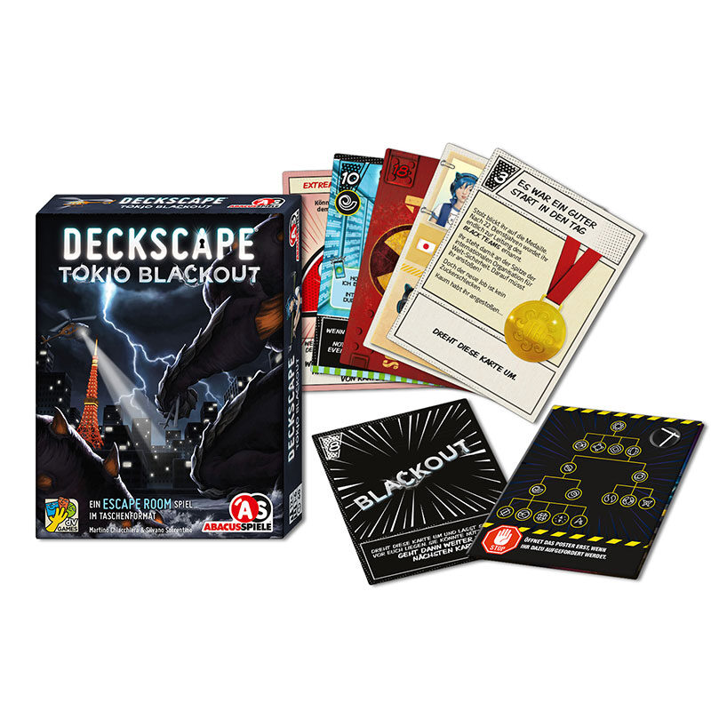 Spielansicht von Deckscape – Tokyo Blackout_2