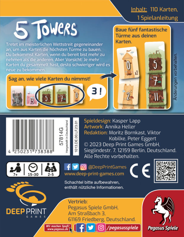 Spielansicht von 5 Towers_1