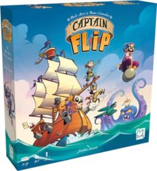 Spielansicht von Asmodee Play Punk Captain Flip – Gesellschaftsspiele – Strategiespiele – Spiel für Erwachsene und Kinder ab 8 Jahren – 2 bis 5 Spieler – französische Version