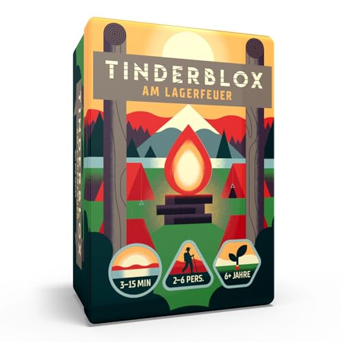 Spielansicht von Tinderblox - am Lagerfeuer