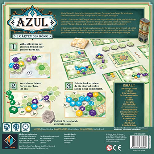 Spielansicht von Azul – Die Gärten der Königin_1