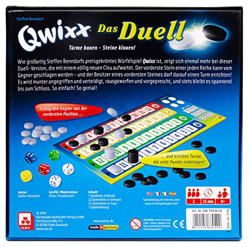 Spielansicht von QWIXX - Das Duell_3
