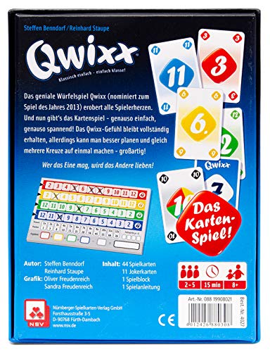 Spielansicht von QWIXX - Das Kartenspiel_1
