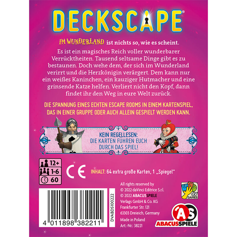 Spielansicht von Deckscape: Im Wunderland_1