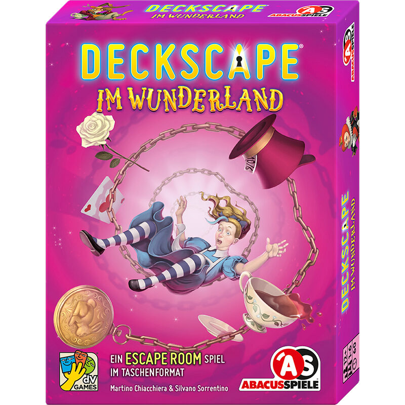 Spielansicht von Deckscape: Im Wunderland