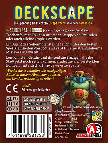 Spielansicht von Deckscape - Das Schicksal von London_1