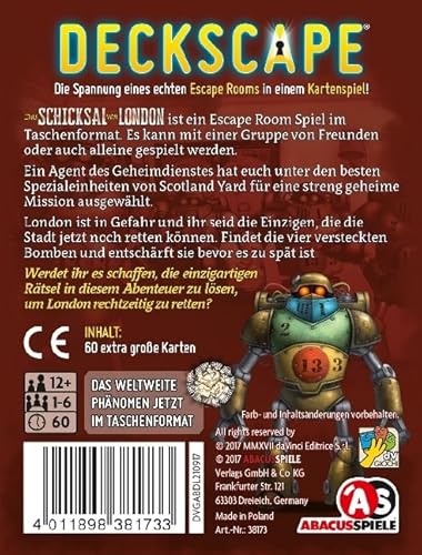 Spielansicht von Deckscape - Das Schicksal von London_3