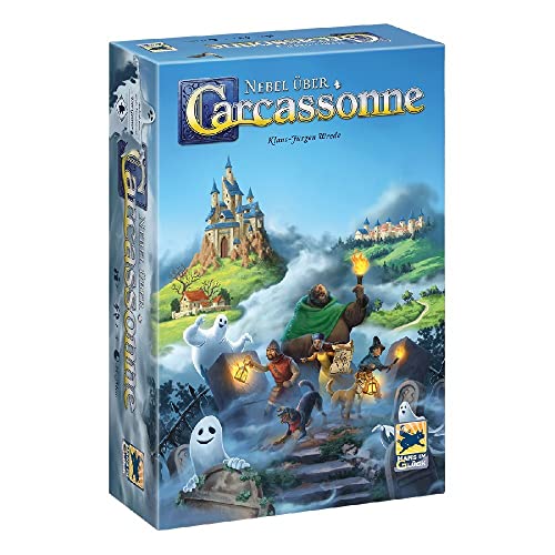 Spielansicht von Nebel über Carcassonne
