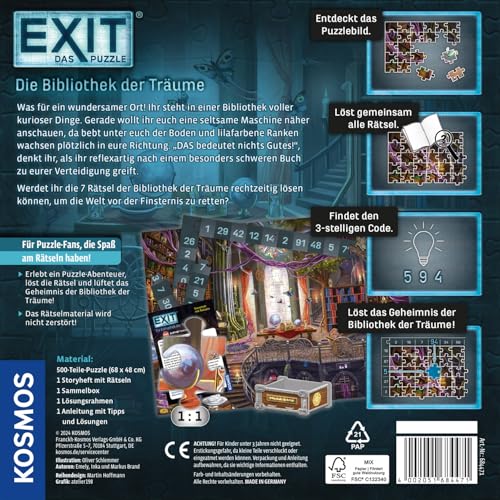 Spielansicht von EXIT Puzzle - Die Bibliothek der Träume_1
