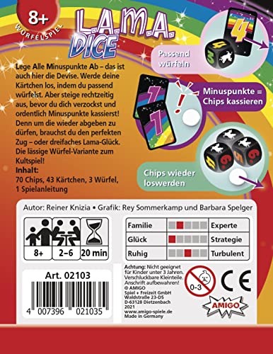 Spielansicht von LAMA Dice_1