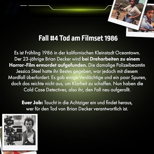 Spielansicht von Cold Case Detectives - Fal l4 Tod am Filmset 1986_1