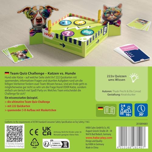 Spielansicht von Team Quiz Challenge: Katzen vs. Hunde_1