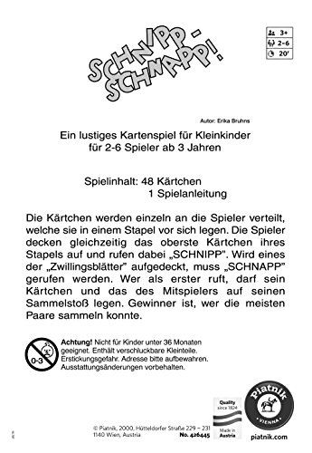 Spielansicht von Schnipp Schnapp und Aufgepasst_1