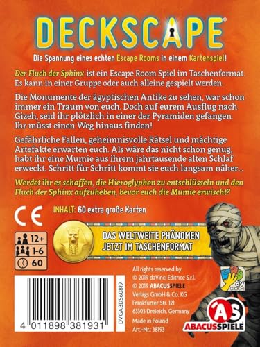 Spielansicht von Deckscape – Der Fluch der Sphinx_3