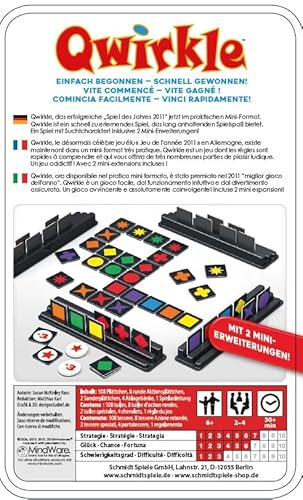 Spielansicht von Qwirkle Mitbringspiel_1