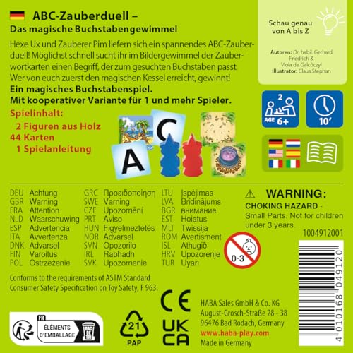Spielansicht von ABC Zauberduell_1