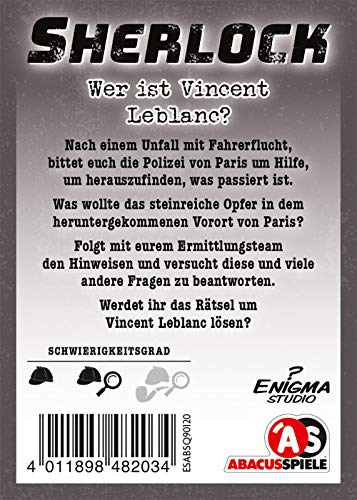 Spielansicht von Sherlock - Wer ist Vincent Leblanc?_1