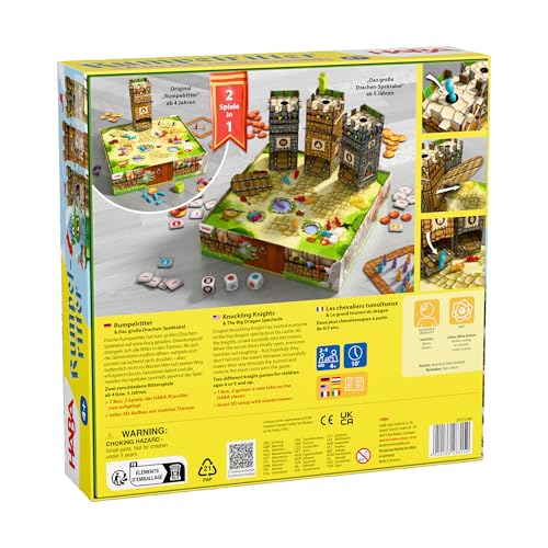 Spielansicht von Rumpelritter & Das große Drachen-Spektakel – Neu aufgelegter Spielklassiker mit beeindruckendem 3D-Turmaufbau – Für Kinder ab 4 Jahren – 2011721001_1