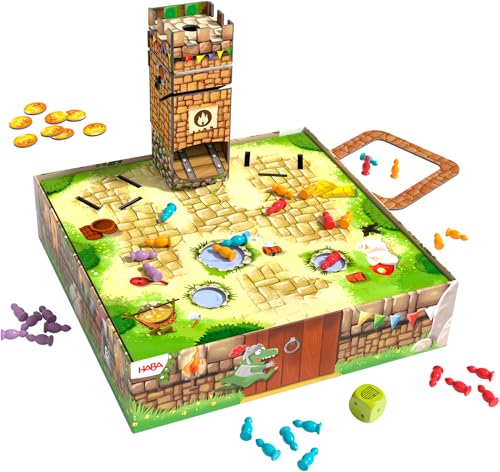 Spielansicht von Rumpelritter & Das große Drachen-Spektakel – Neu aufgelegter Spielklassiker mit beeindruckendem 3D-Turmaufbau – Für Kinder ab 4 Jahren – 2011721001_2
