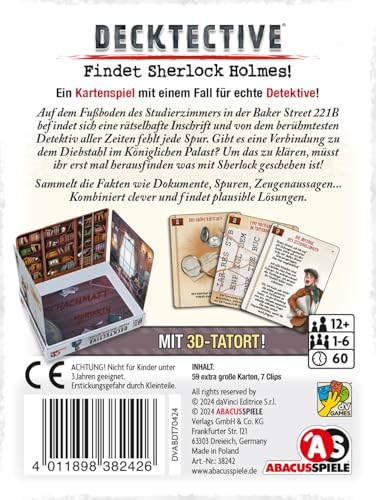Spielansicht von Decktective – Findet Sherlock Holmes!_1