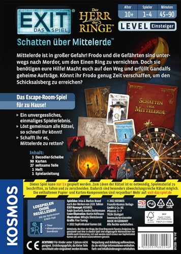 Spielansicht von EXIT: Schatten über Mittelerde_1